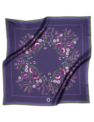 Картинка Хустина "Flowers Dark Violet"